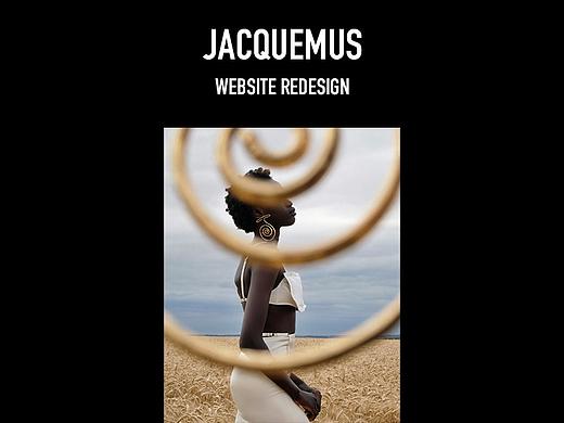 JACQUEMUS网页重设临摹练习