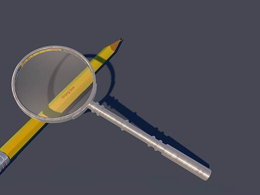 铅笔与放大镜（个人主页-ZNDgwODc4MDQ=） - 生活用品 - 站酷设计师WitingG原创素材 - 站酷ZCOOL