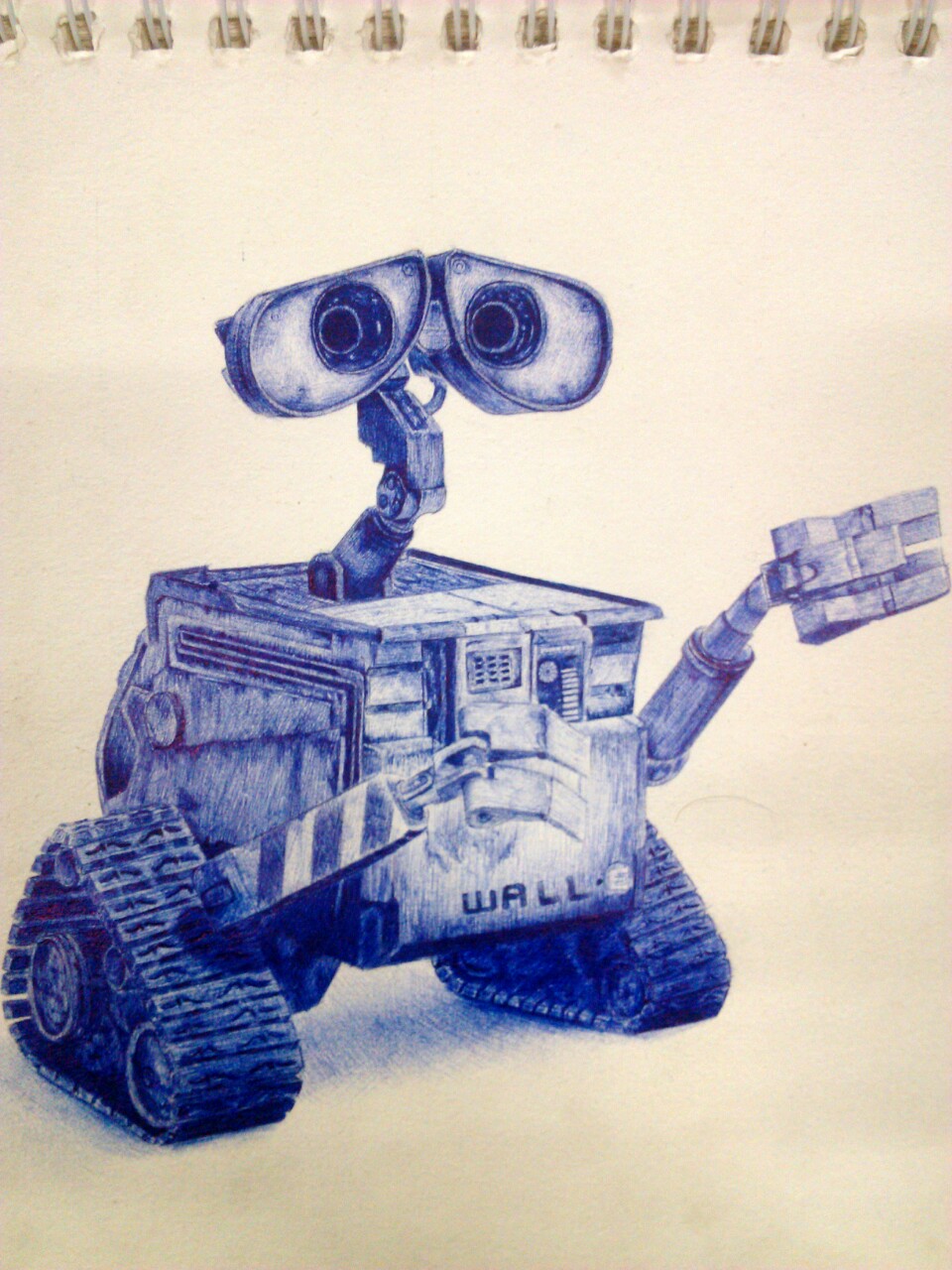 机器人总动员图片手绘图片