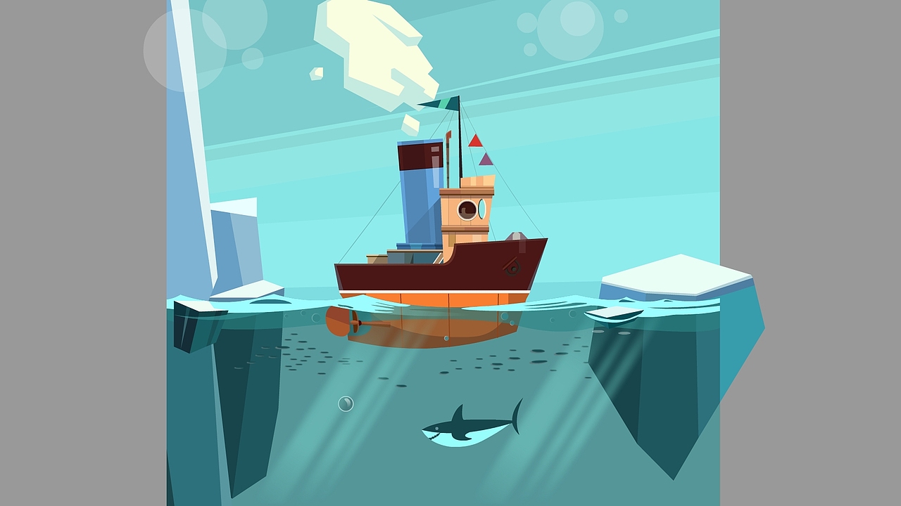 flash场景绘制，线稿加上色（图ZNTk2NDczNjA=） - Motion Graphic - 站酷设计师mareo原创素材 - 站酷ZCOOL