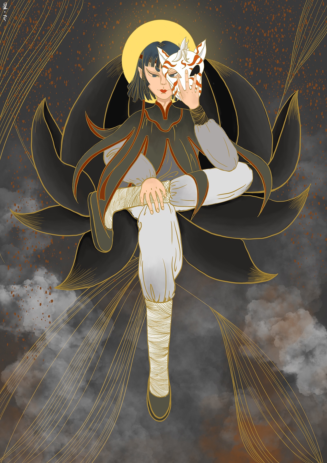 朱雀七星宿插画