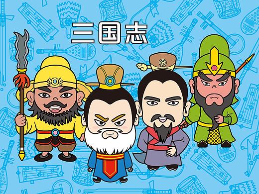 “三国志”人物IP形象设计_精酿啤酒酒头IP形象设计