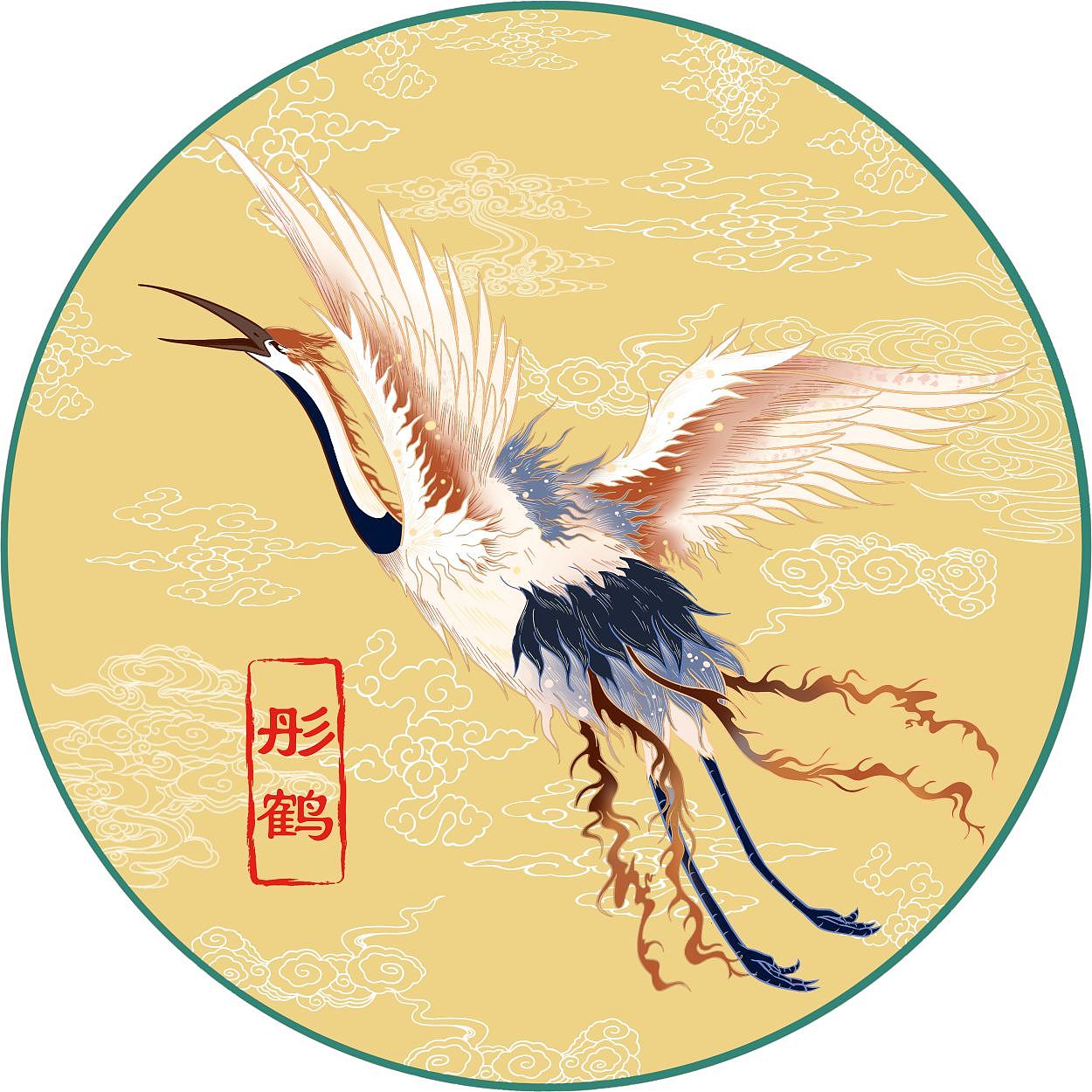 凤育九雏—《凤佩凰》系列插画包装（图ZMzE1MjY4Mzc2） - 商业插画 - 站酷设计师特荣一原创素材 - 站酷ZCOOL