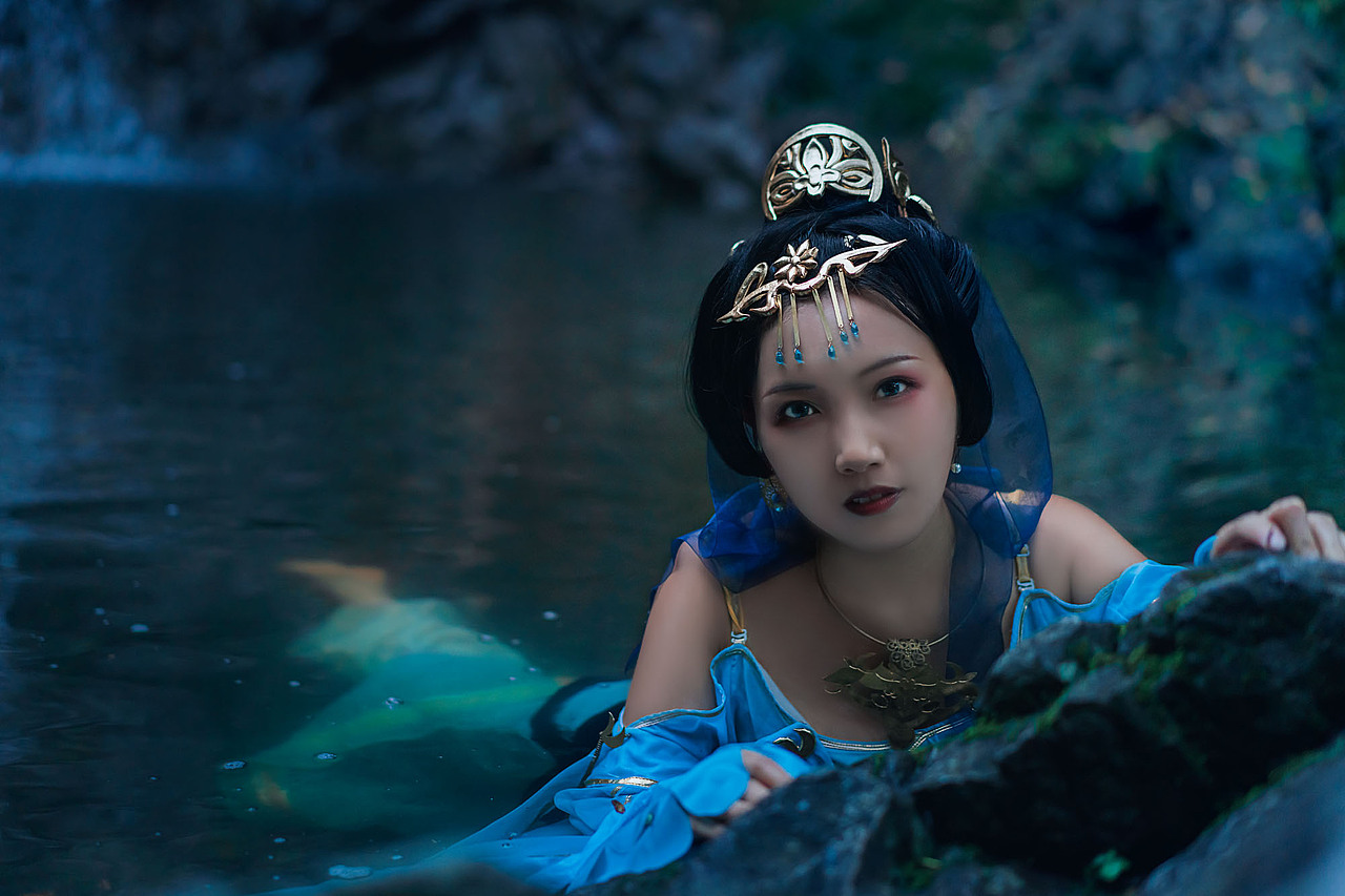 【cos正片】沧海间·霜影