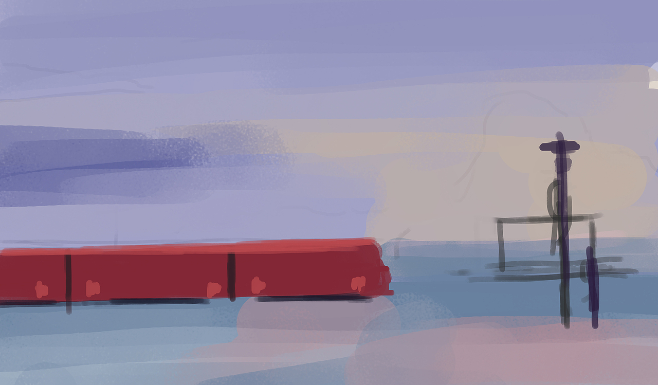 天空列车（图ZMjQxNTgwMzMy） - 创作习作 - 站酷设计师我这是手吗原创素材 - 站酷ZCOOL