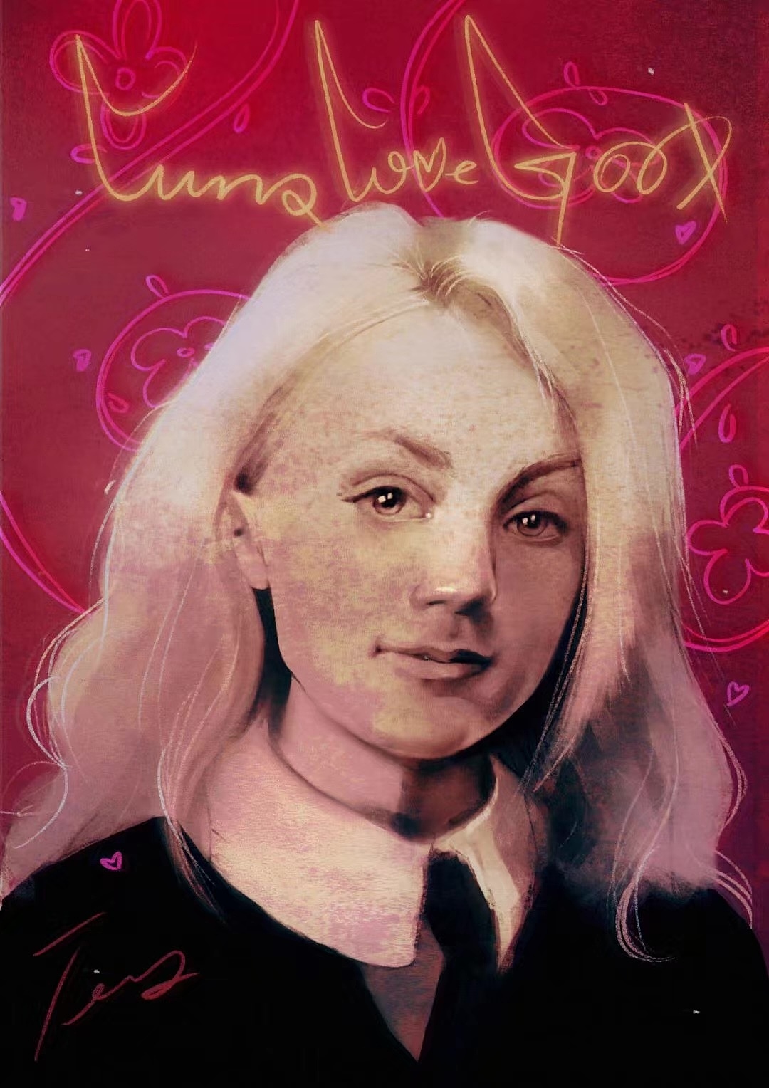 人像繪畫（哈利波特）（圖ZMjQ3MTMyNTky） - 創(chuàng)作習作 - 站酷設(shè)計師烏云燉星星原創(chuàng)素材 - 站酷ZCOOL