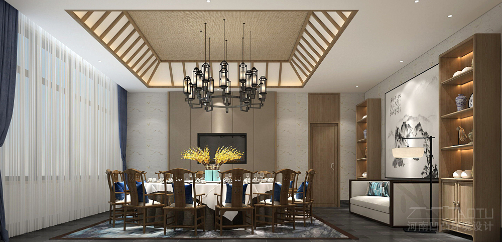 【餐饮设计】周口项城粤海中餐厅