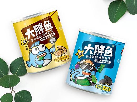 善行研创—大胖鱼儿童夹心海苔系列包装设计