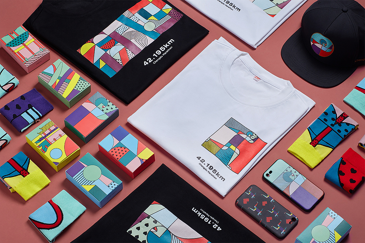 2019成都马拉松文创系列产品（图ZMTg1NDM2MjE2） - 生活用品 - 站酷设计师番酱design原创素材 - 站酷ZCOOL