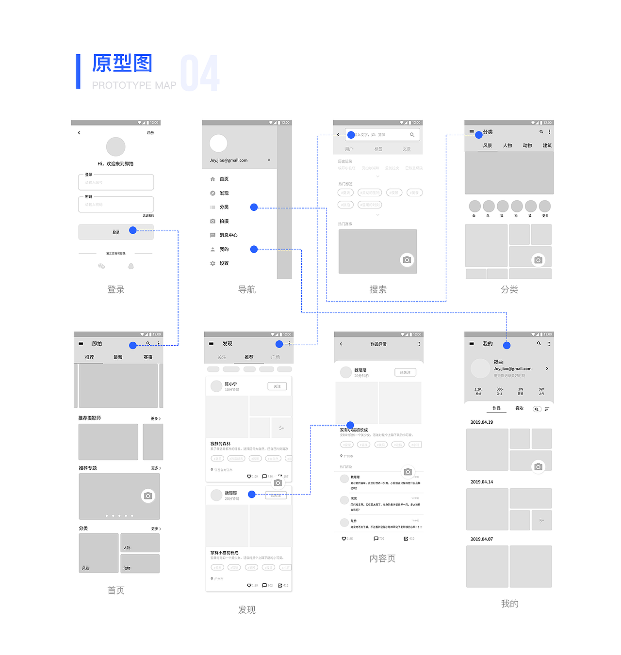 即拍App Material Design 概念设计