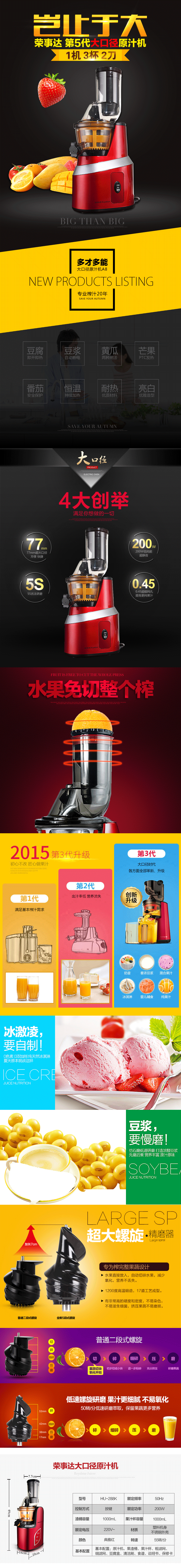 原汁机详情页设计（图ZNDI2MzkxMjg=） - 电商 - 站酷设计师huihuihui原创素材 - 站酷ZCOOL