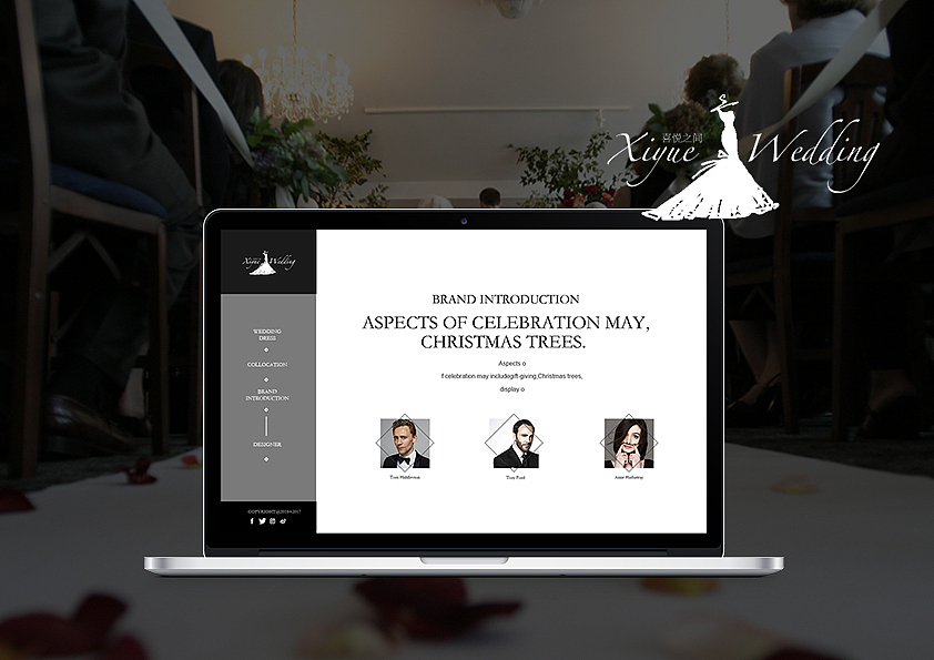<喜悦>婚纱企业站网页展示