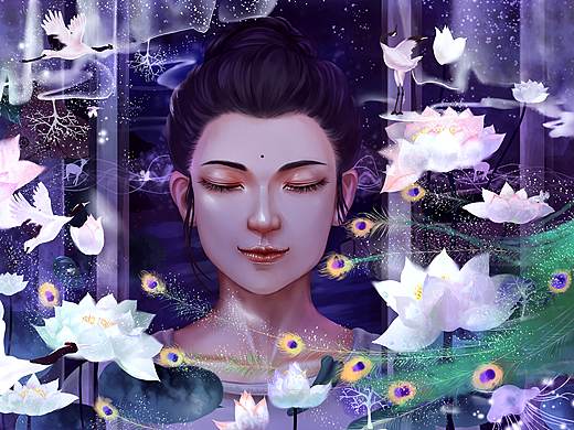 听耳，佛心（个人主页-ZNDMyODI0MjQ=） - 创作习作 - 站酷设计师丢丢墨汁原创素材 - 站酷ZCOOL