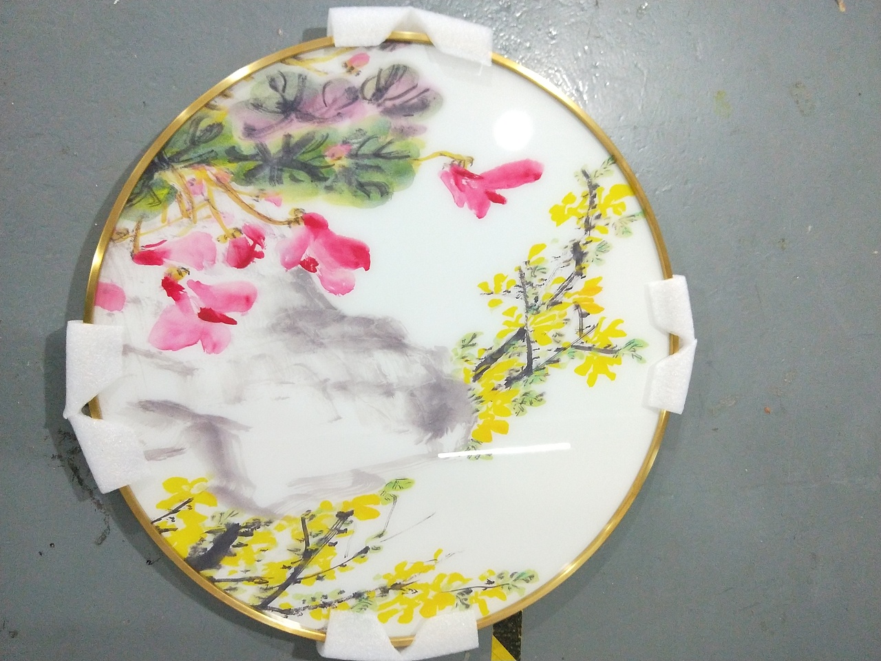 乾唐晶瓷画展示