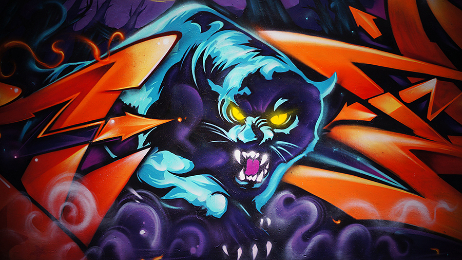 MTS 深圳涂鸦之行 黑暗掠食者（图ZODU4MjExMg==） - 绘画 - 站酷设计师MTS_GRAPHIC原创素材 - 站酷ZCOOL