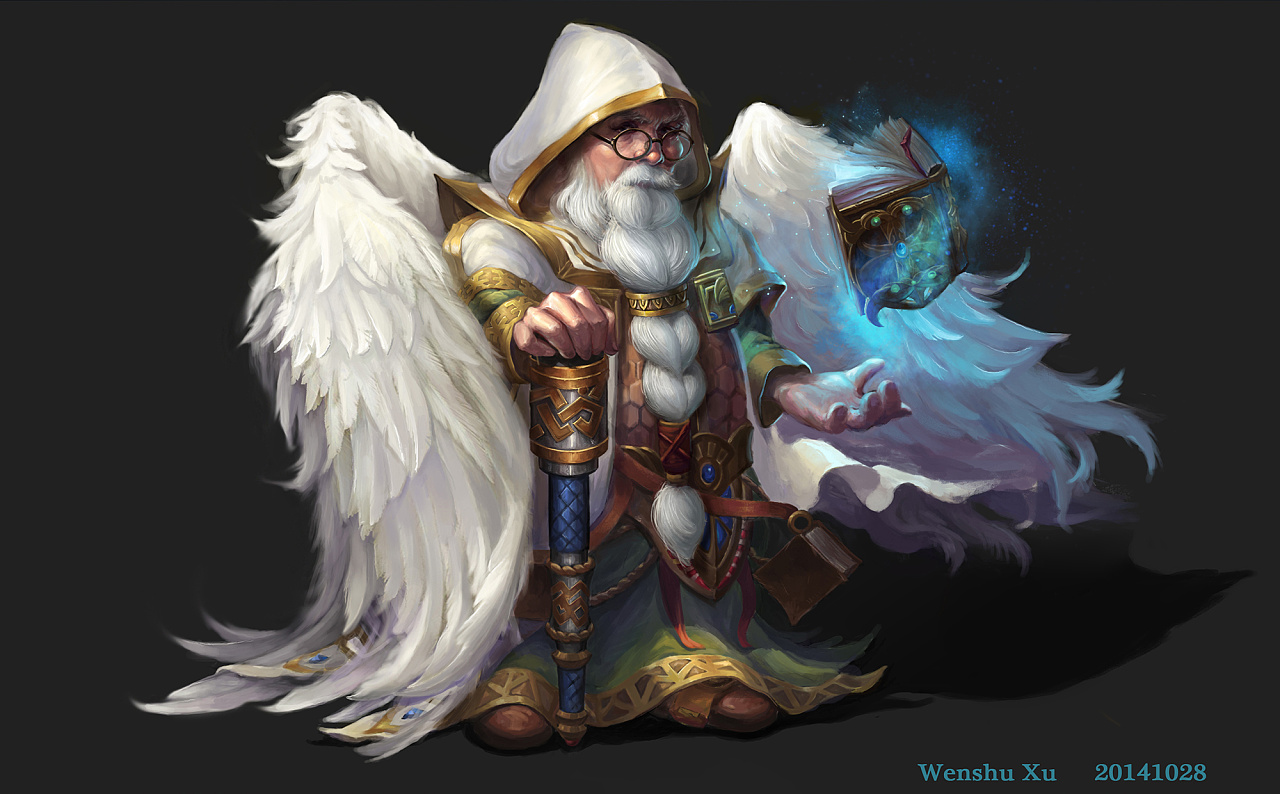 矮人法师  这张是尝试着深入的刻画  欢迎