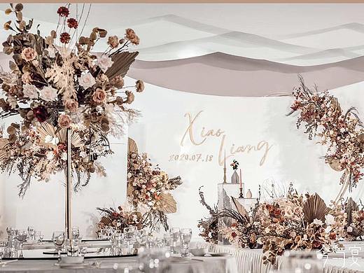 【拾壹婚礼手绘-客户案例】奶茶泰式现代婚礼