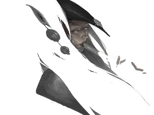 鶴（個人主頁-ZNjM1MTk0MDQ=） - 繪畫 - 站酷設(shè)計師半塊蛋糕原創(chuàng)素材 - 站酷ZCOOL