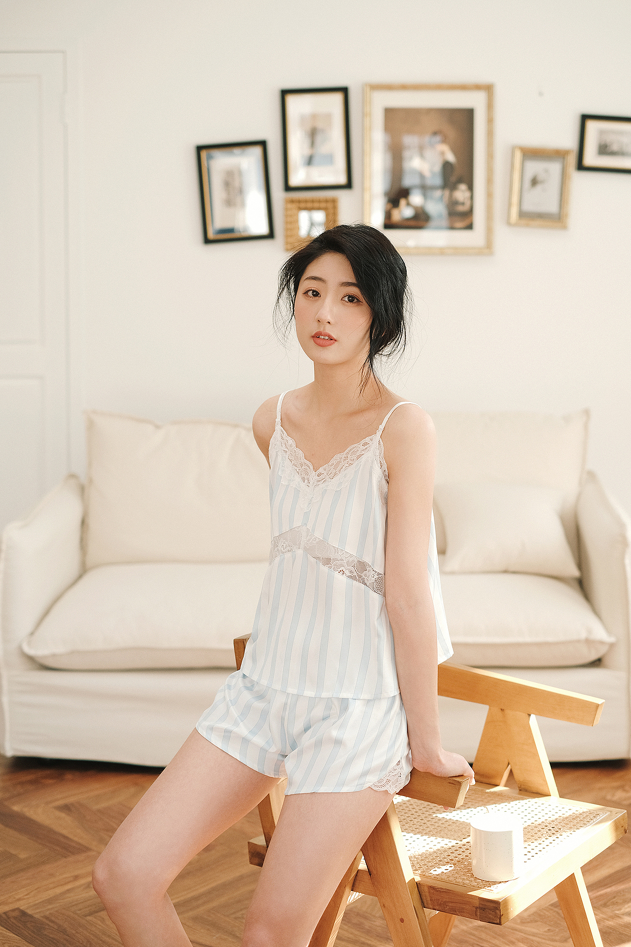 少女内衣居家服拍摄