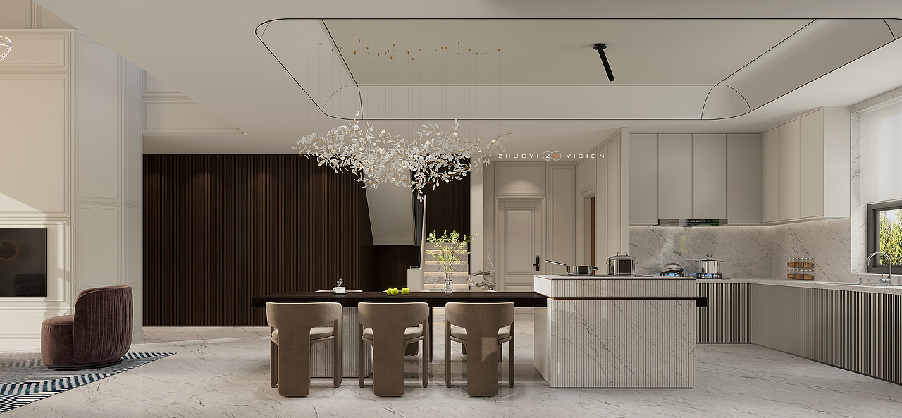 欧式诧寂混搭表现 cr6.0（图ZMjgwMTAyNDI4） - 家装设计 - 站酷设计师硺艺数字表现原创素材 - 站酷ZCOOL