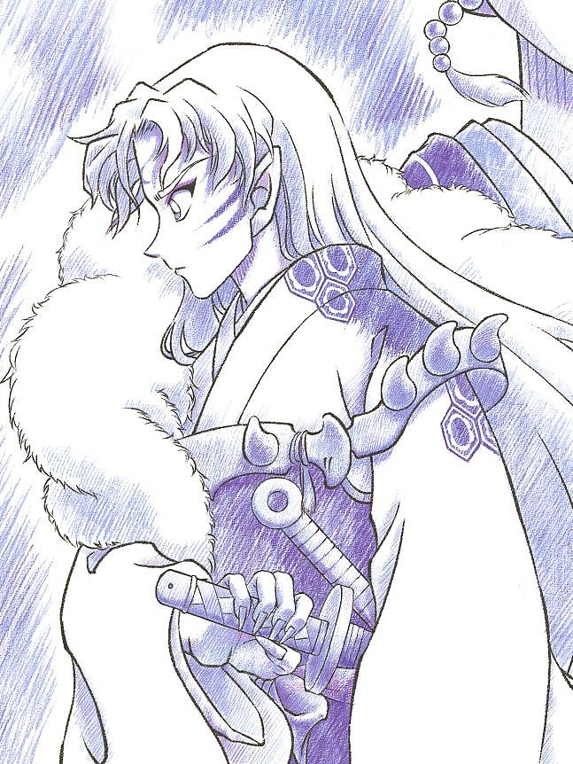 杀生丸x神乐，但柯南画风（图ZMzMxMDIxMTgw） - 艺术插画 - 站酷设计师yaota原创素材 - 站酷ZCOOL