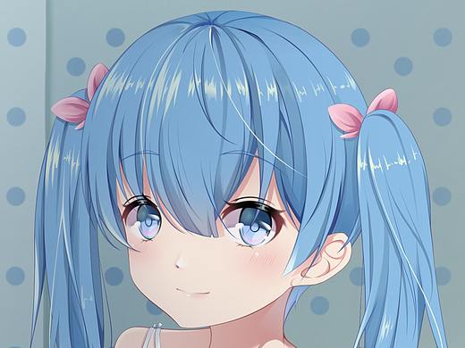 双马尾可爱少女