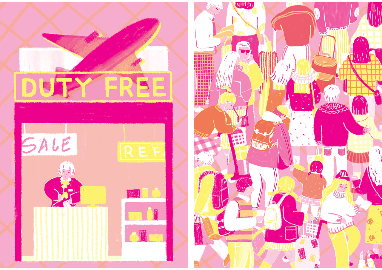 2019人从众系列插画 x RISOGRAPH（图ZMTk1MTc5MDg0） - 概念设定 - 站酷设计师AIJIA奶茶佳原创素材 - 站酷ZCOOL