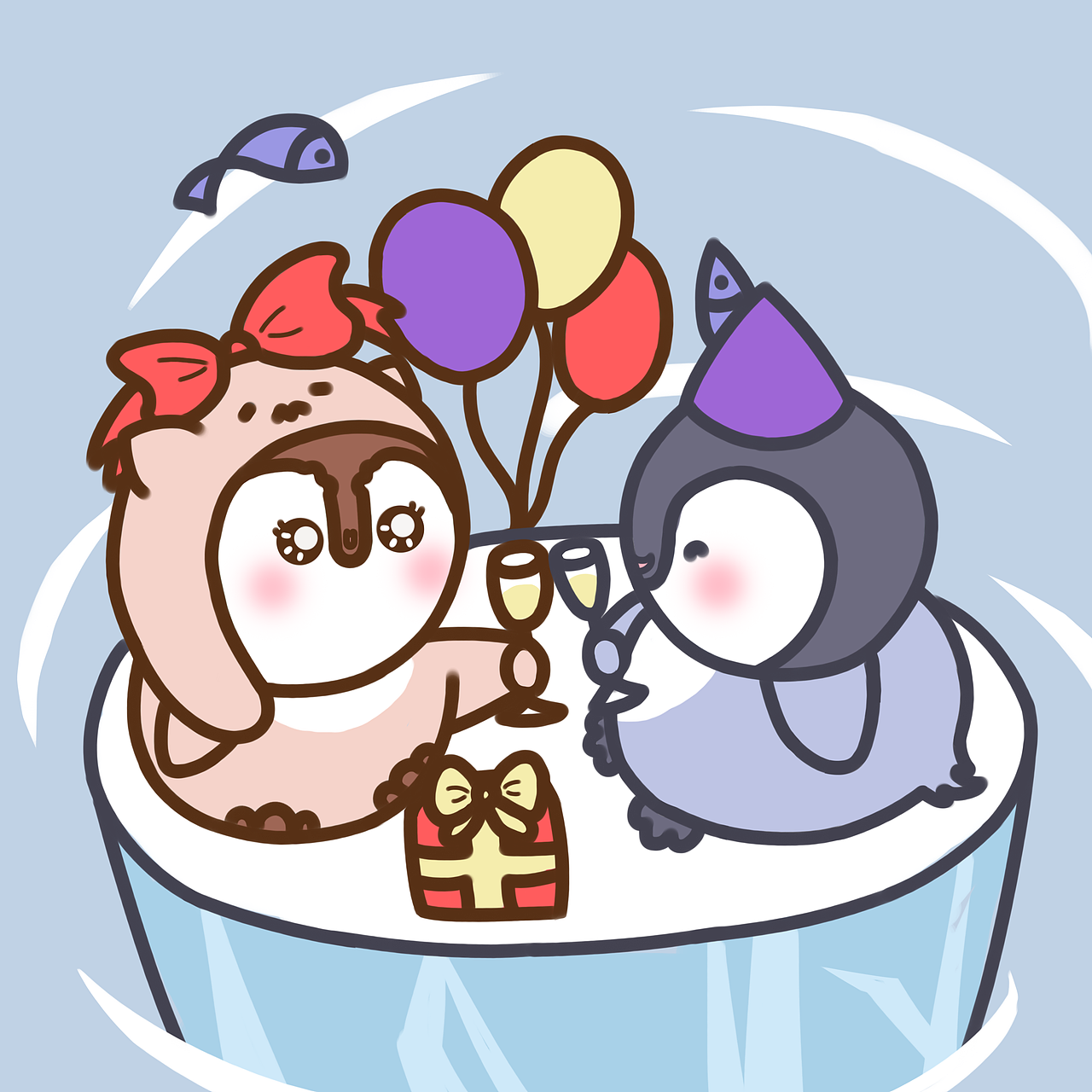 表情包|妮妮和呢呢