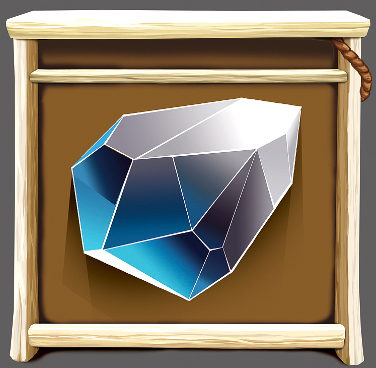 4月21号
<br>小木框是直接画的，感觉柔和些，<br><br>钻石勾路径喷的，还是太生硬。