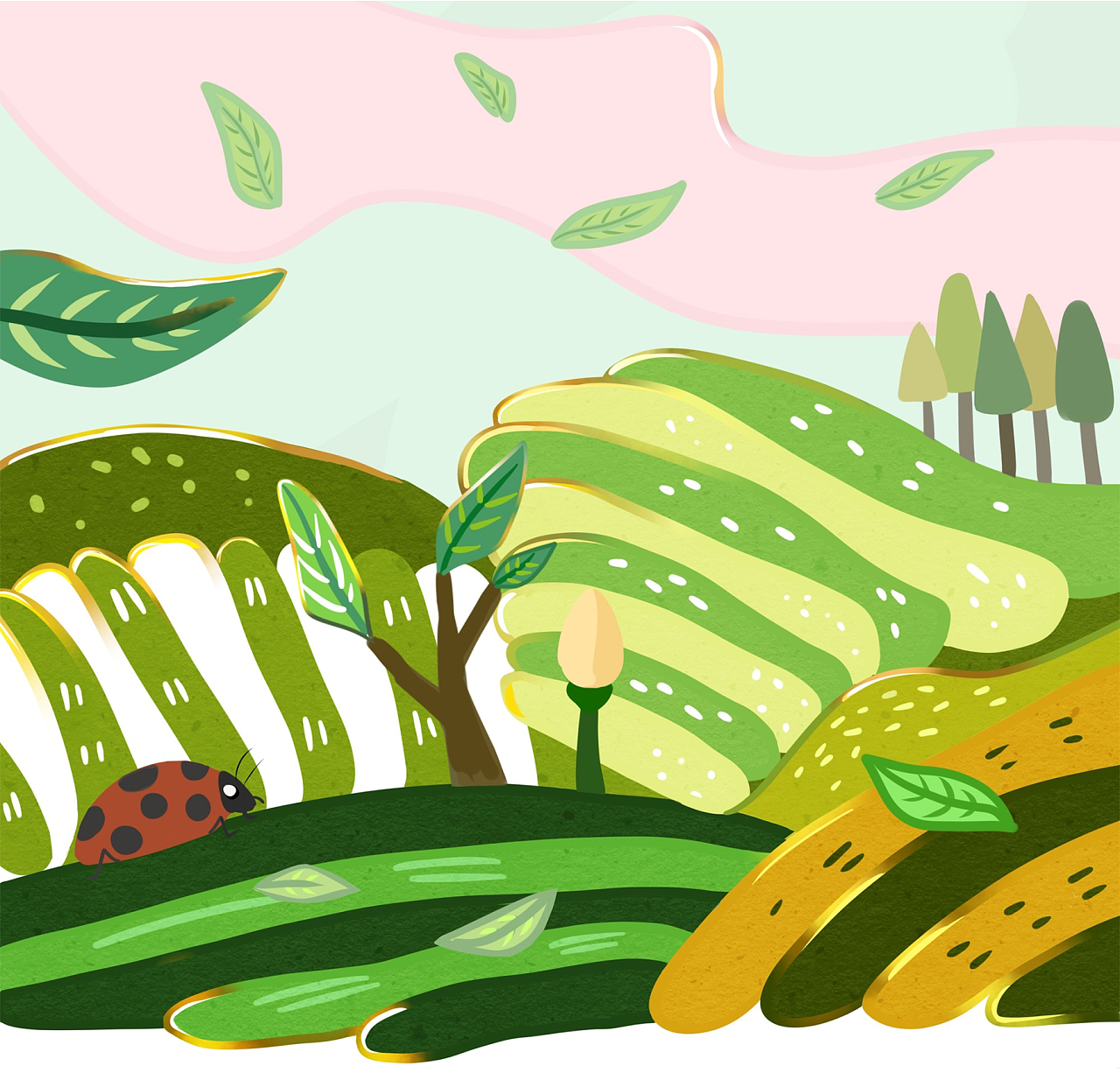 茶叶-插画包装设计|平面|包装|狼耕创意设计 - 原创作品 - 站酷