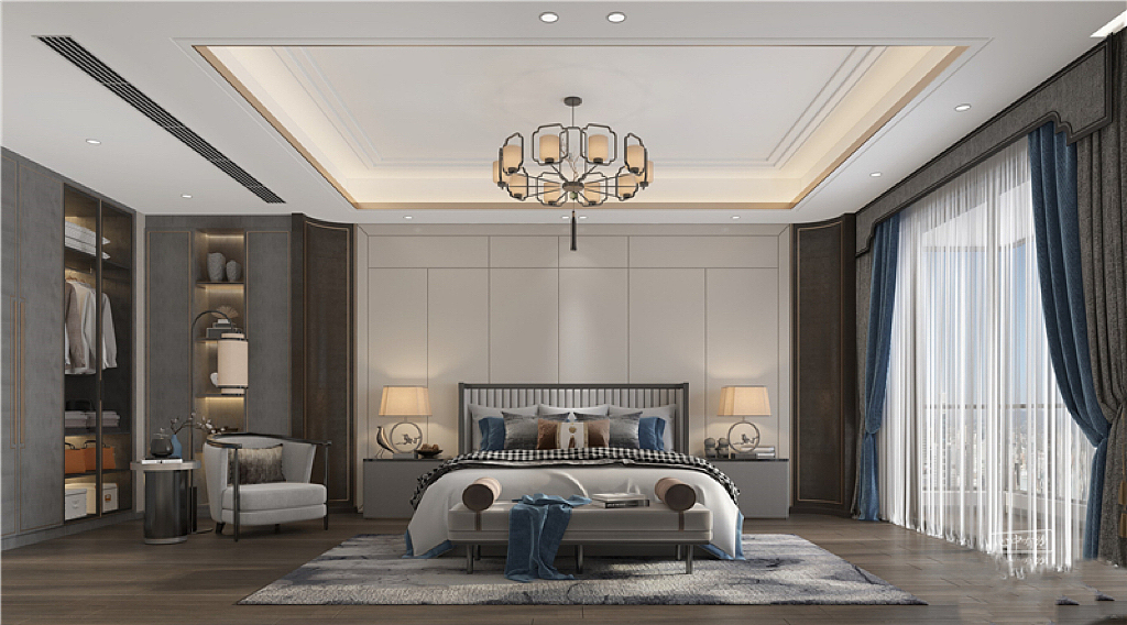 新中式|300平米常州得园别墅装修案例