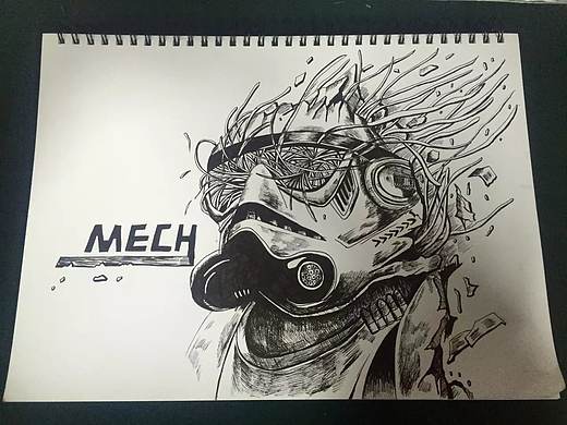 机械师 手绘（个人主页-ZMjExMDE4NzY=） - 创作习作 - 站酷设计师Mannxi原创素材 - 站酷ZCOOL