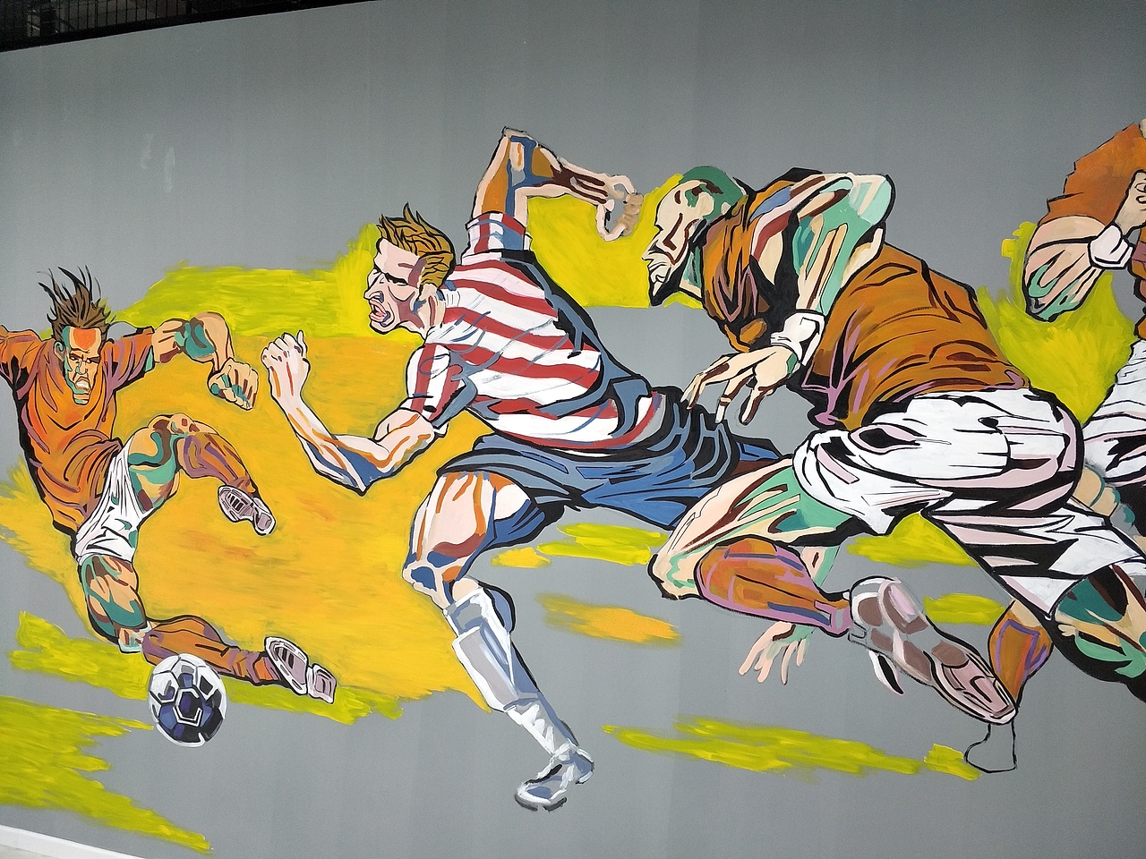 儿童体能运动馆手绘墙