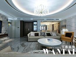 【实景分享】265㎡大平层的港式轻奢风|泰安国山墅装修