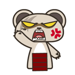 翔通动漫原创表情---暴力熊