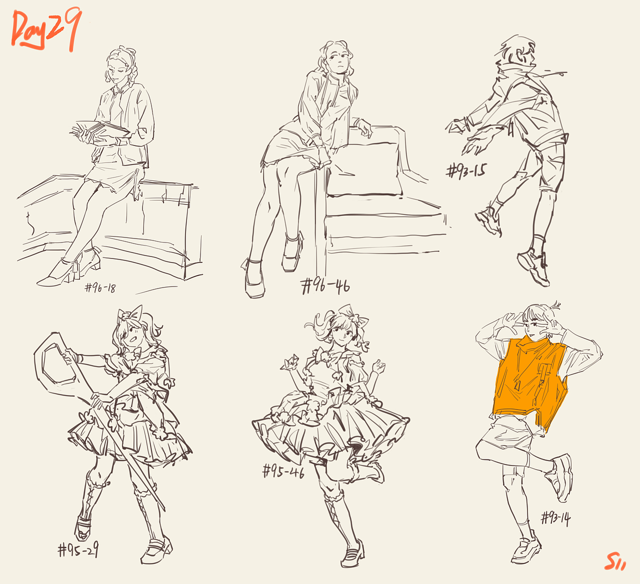 11期Day29 @速寫班長 #速寫60天挑戰(zhàn)賽# ???（圖ZMjk0OTMxMzY0） - 創(chuàng)作習(xí)作 - 站酷設(shè)計(jì)師一語四字原創(chuàng)素材 - 站酷ZCOOL