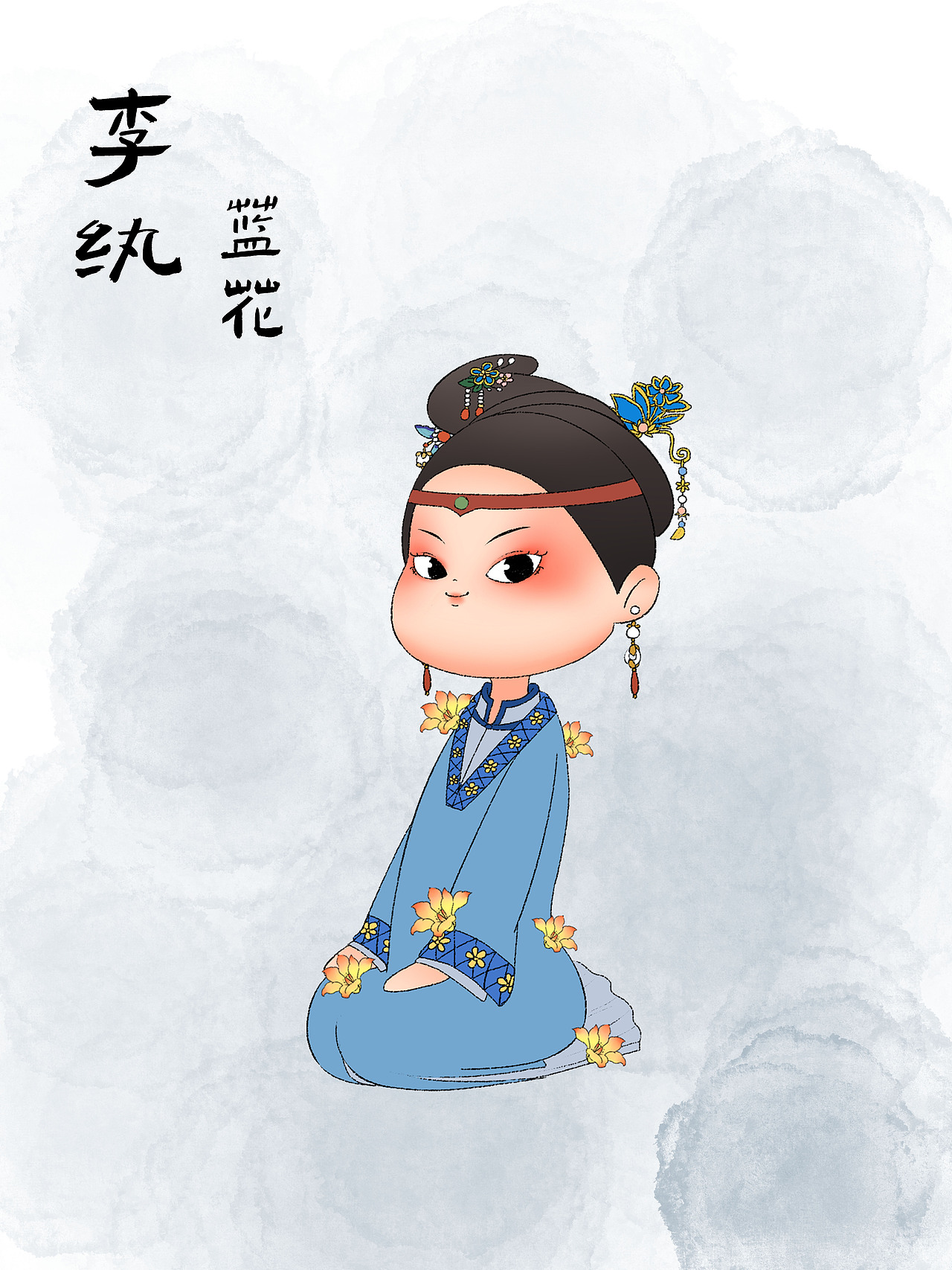 紅樓夢(mèng)-十二金釵（圖ZMzA2OTE3NDEy） - 商業(yè)插畫 - 站酷設(shè)計(jì)師老衲年芳十八原創(chuàng)素材 - 站酷ZCOOL