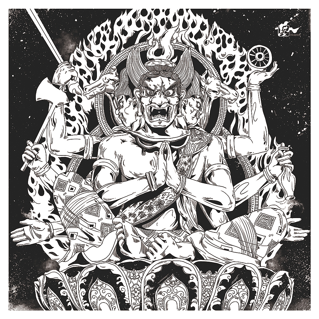 Oriental God “Fudo”(图ZMTI2MTI3MjQ=) - 商业插画 - 站酷设计师14是14原创素材 - 站酷ZCOOL