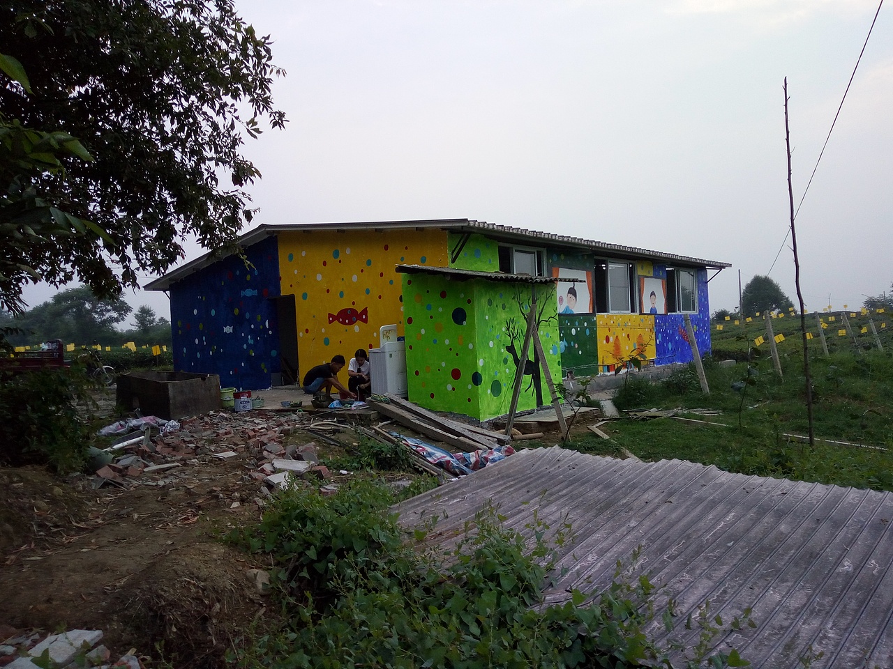 新农村墙绘,乡村文化墙,社区墙绘,社区文化墙