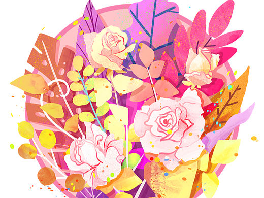 玫瑰味（個(gè)人主頁-ZNjQyMTYyODA=） - 商業(yè)插畫 - 站酷設(shè)計(jì)師咕咕yiting原創(chuàng)素材 - 站酷ZCOOL