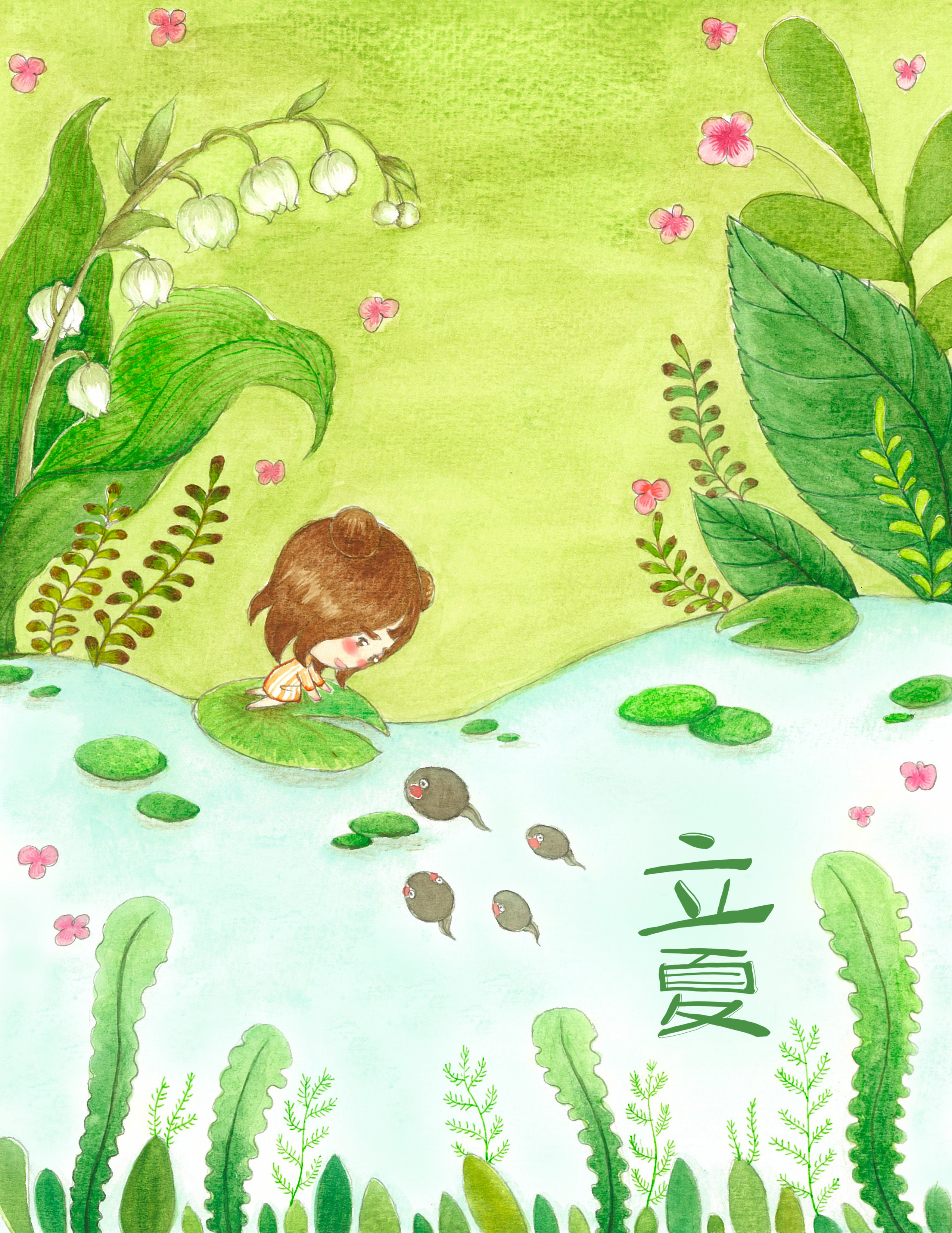 立夏|插画|艺术插画|福团子m - 原创作品 - 站酷 (zcool)