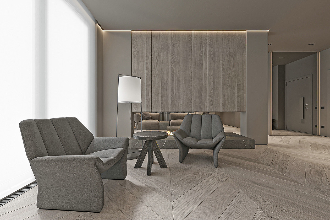 现代简约 木质风空间设计!