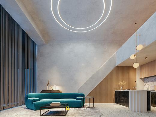 loft 公寓 傍晚的归家之感