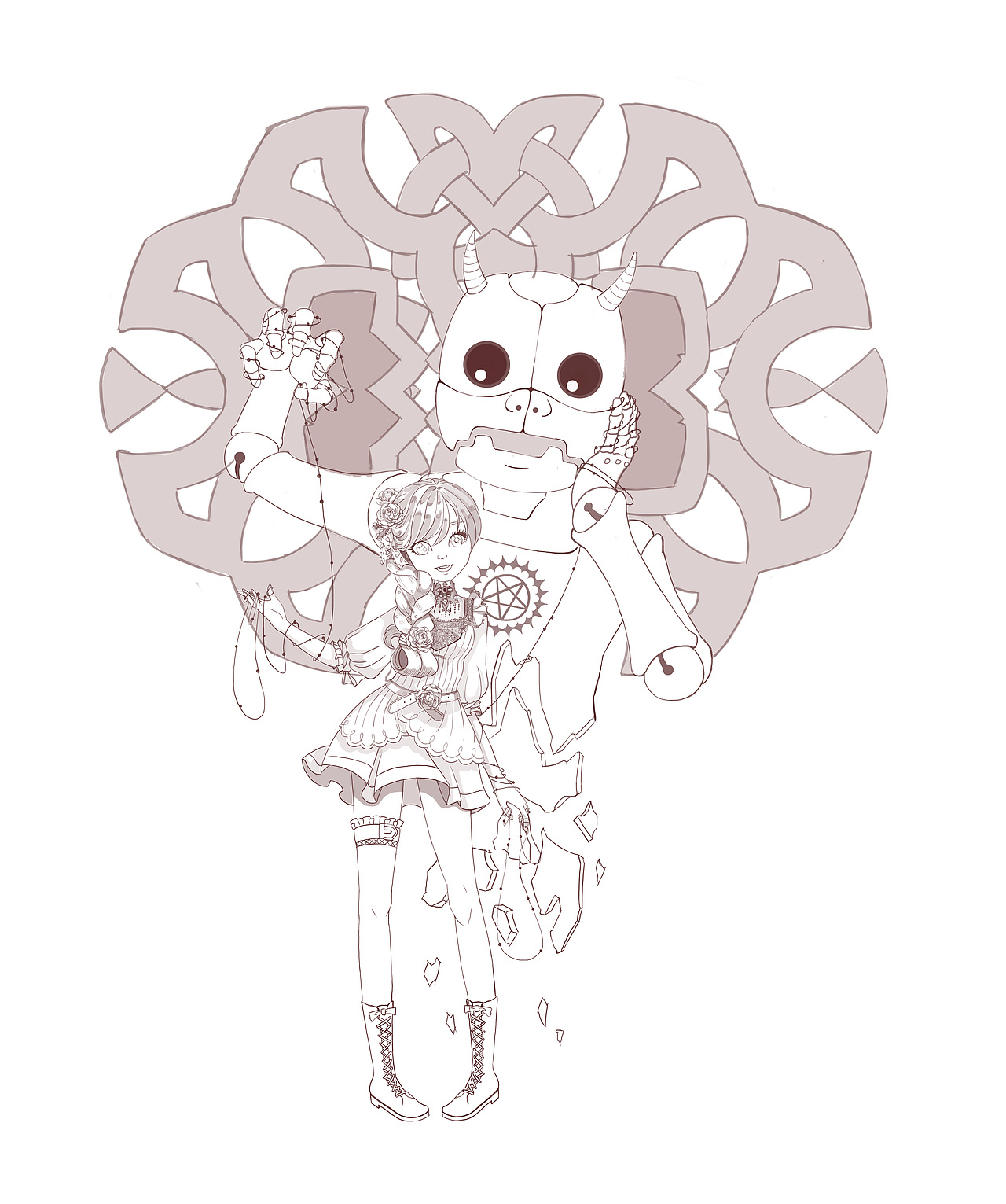 傀儡师线稿(原创)