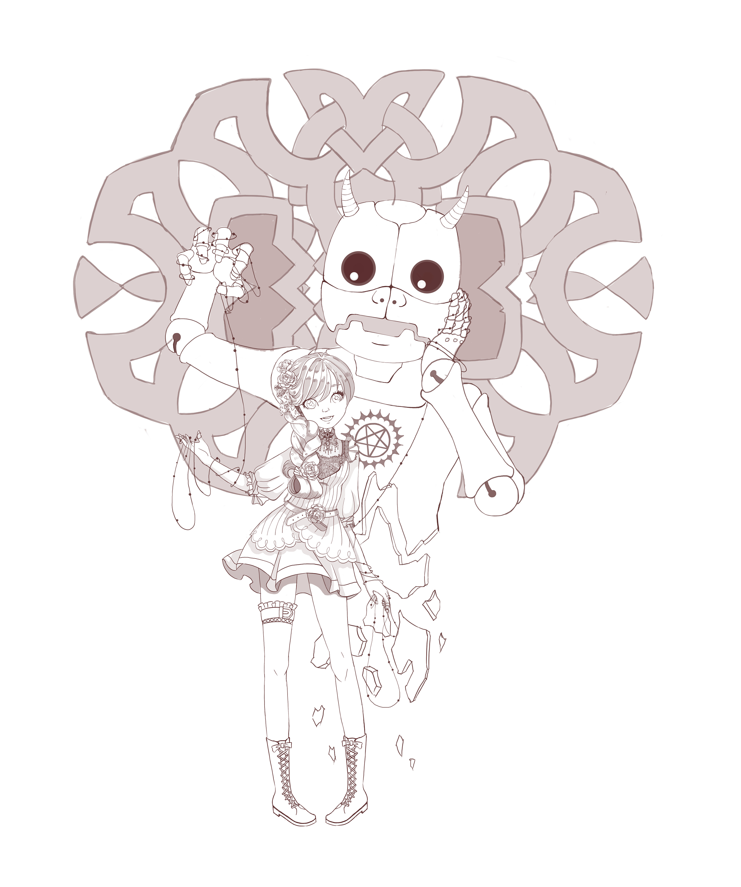 傀儡师线稿(原创)