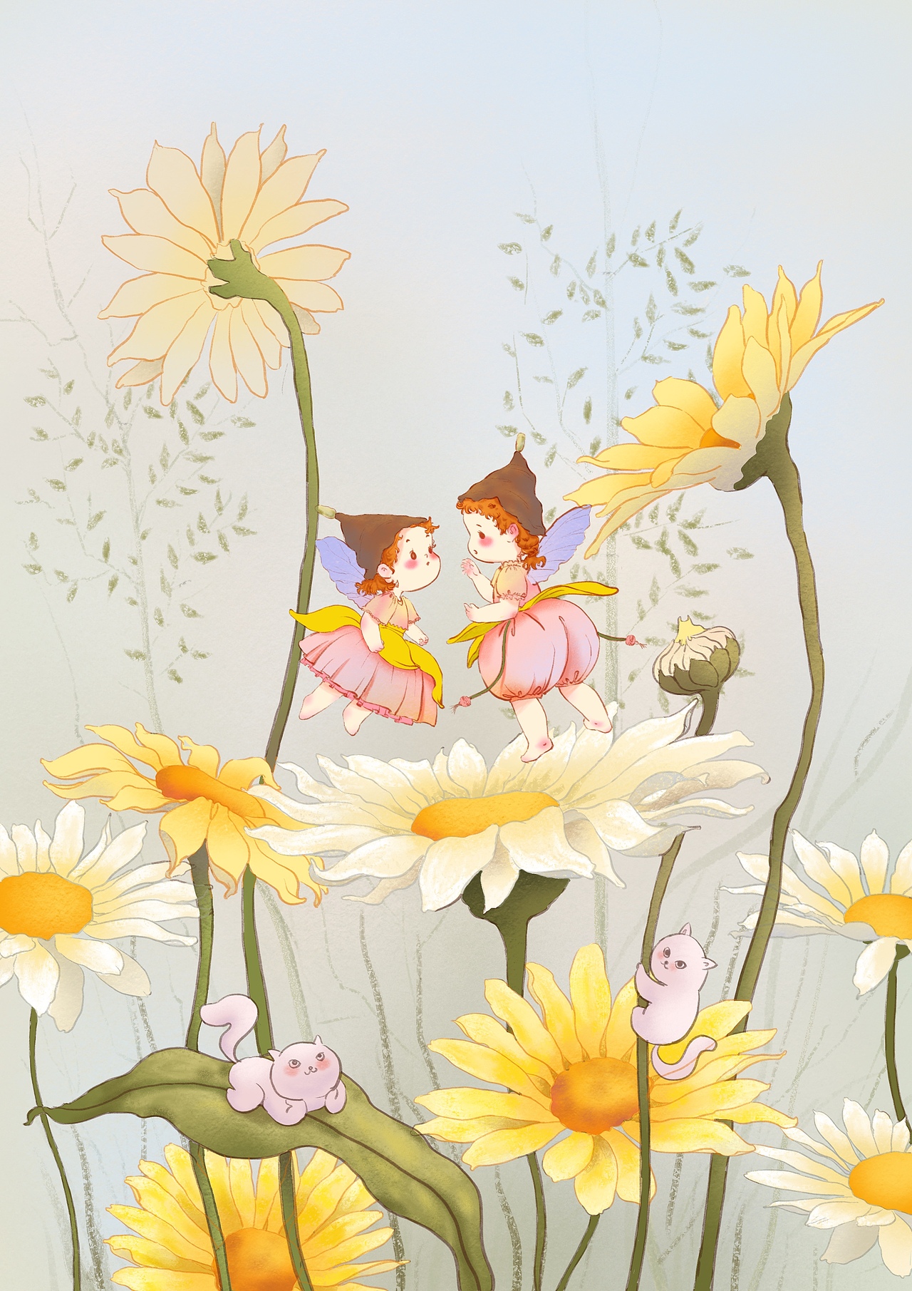 小精靈（圖ZMzEwMDY4OTcy） - 兒童插畫 - 站酷設(shè)計(jì)師米粟原創(chuàng)素材 - 站酷ZCOOL