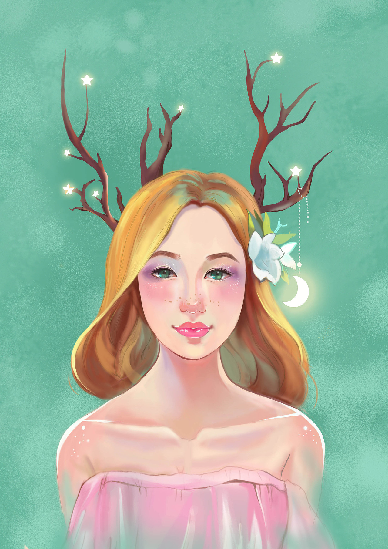 插画女生（图ZNTcxNzEyMzI=） - 商业插画 - 站酷设计师世界之外是谁么原创素材 - 站酷ZCOOL