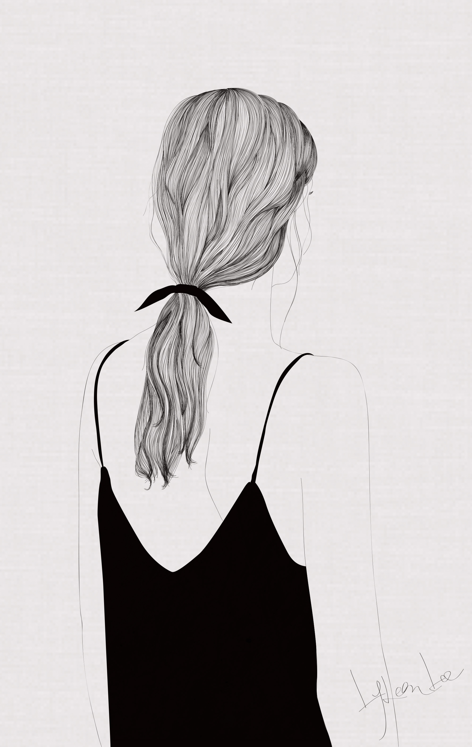 背影|插画|插画习作|lyleanlee - 原创作品 - 站酷 (zcool)