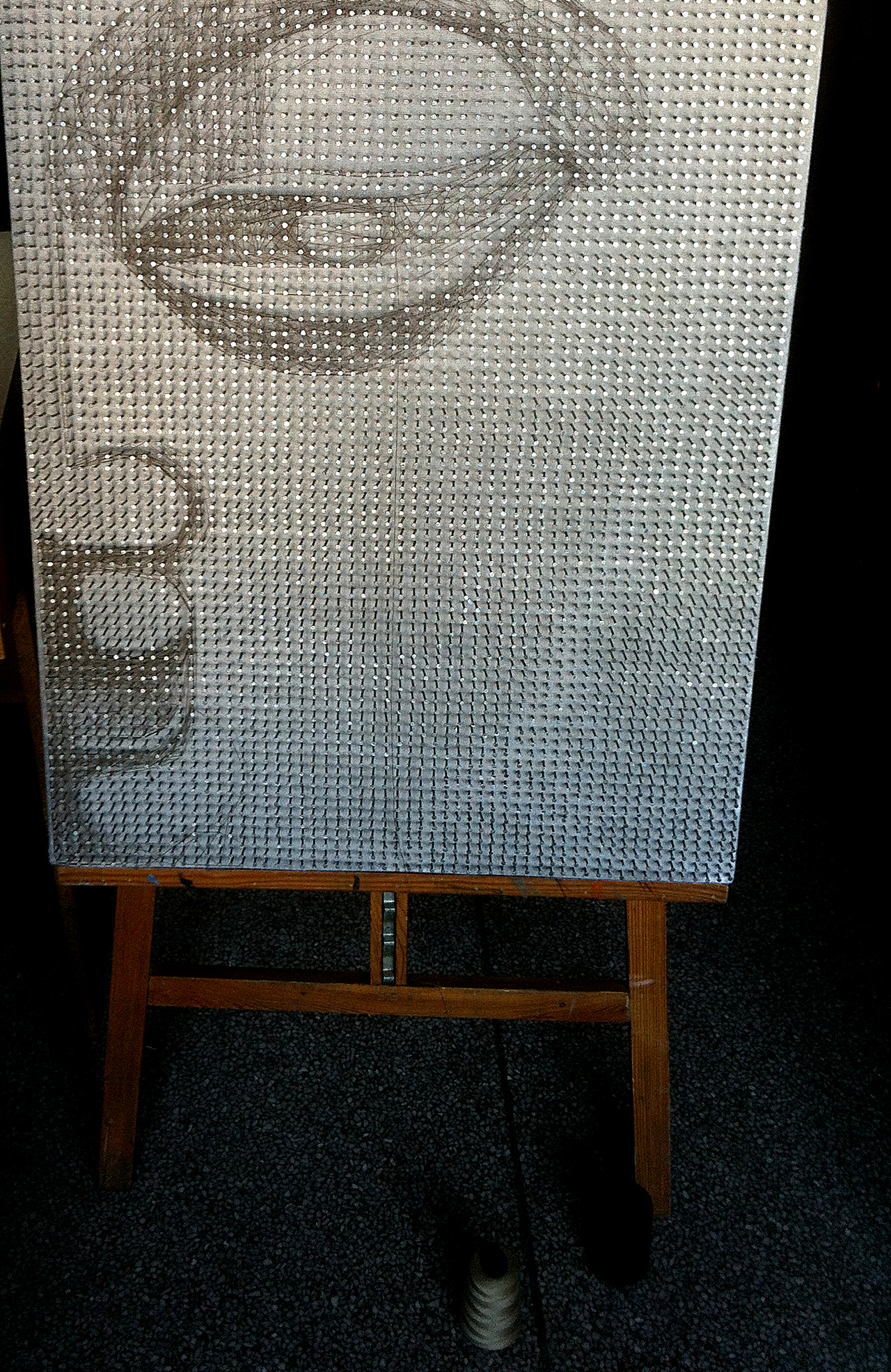 纤维艺术设计--佛半张脸（图ZOTA5MjAxMDA=） - 其他手工艺 - 站酷设计师费勤龙原创素材 - 站酷ZCOOL