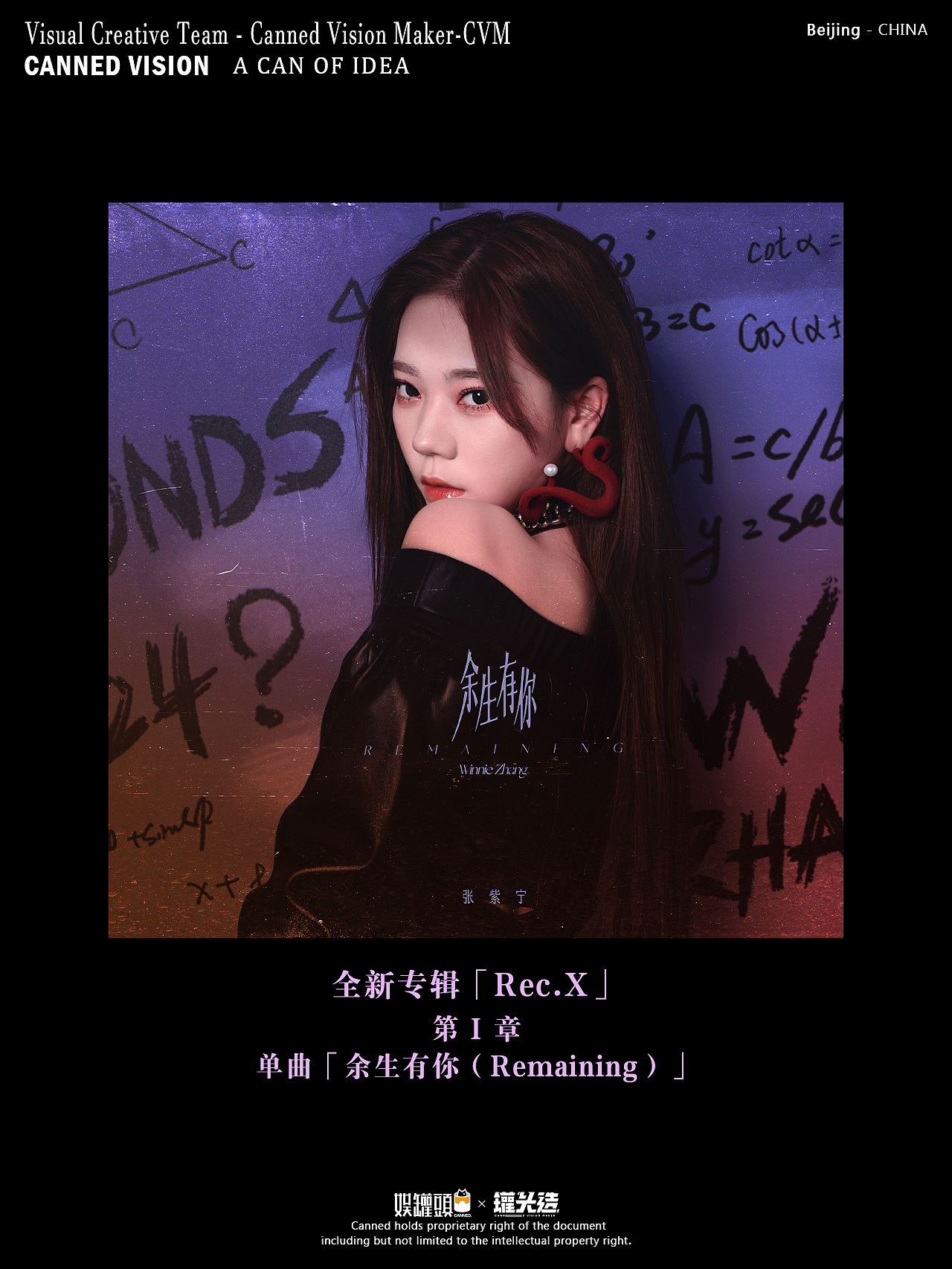 张紫宁 - 「Rec.X」数字封面设计汇总（图ZMzM0NDgyNDg0） - 字体/字形 - 站酷设计师罐头造原创素材 - 站酷ZCOOL